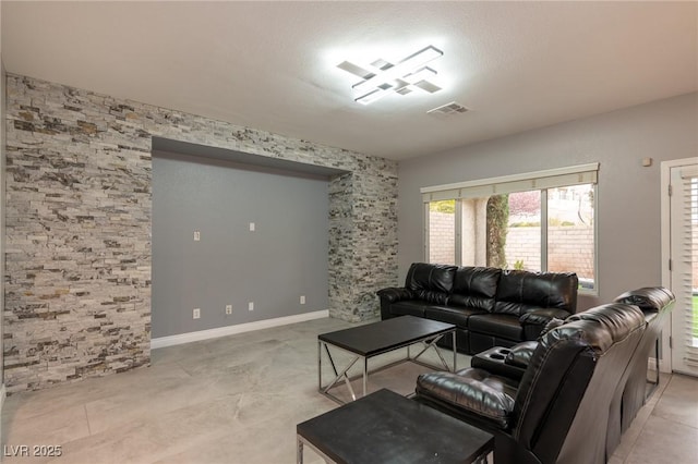 view of living area