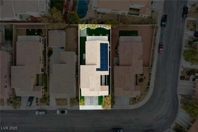 aerial overview of property's location featuring property parcel outlined