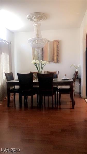 3301 W Colton Ave, North Las Vegas, NV 89032 - dining space with wood finished floors