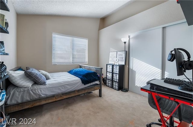 4209 Glass Lantern Dr, North Las Vegas, NV 89032 - bedroom featuring carpet flooring and a textured ceiling