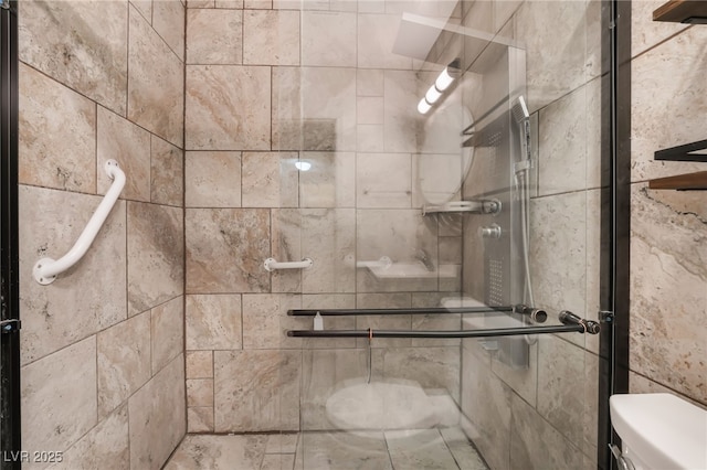 6711 W Charleston Blvd Unit 2, Las Vegas, NV 89146 - full bath with a shower stall and toilet