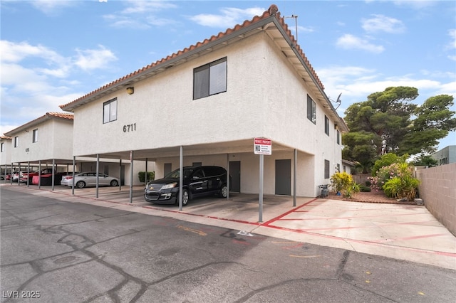 6711 W Charleston Blvd Unit 2, Las Vegas, NV 89146 - covered parking lot with fence