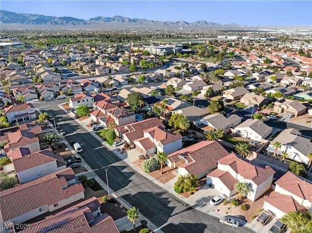 4114 Jessica Marie St, North Las Vegas, NV 89032 - aerial view of residential area with a mountain backdrop