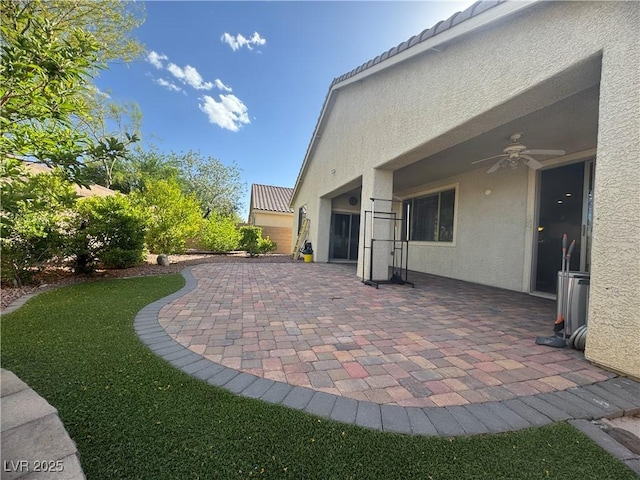 640 House Blend Ln, Henderson, NV 89052 - view of patio / terrace featuring ceiling fan