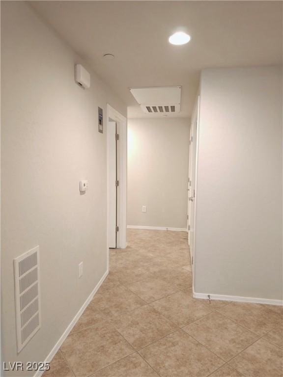 4675 Basilicata Ln Unit 103, North Las Vegas, NV 89084 - hall featuring recessed lighting, baseboards, and light tile patterned flooring
