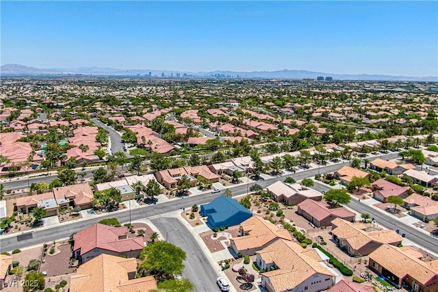 10301 Coal Creek Pl, Las Vegas, NV 89134 - aerial perspective of suburban area with a mountain backdrop