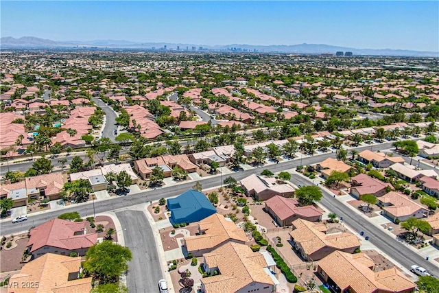 10301 Coal Creek Pl, Las Vegas, NV 89134 - aerial view of residential area with a mountainous background