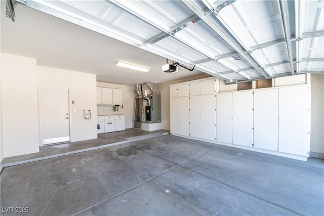 10301 Coal Creek Pl, Las Vegas, NV 89134 - garage featuring heating unit and a garage door opener