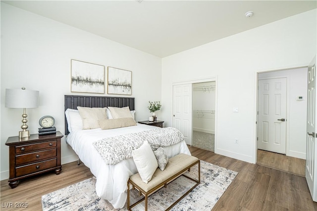 10301 Coal Creek Pl, Las Vegas, NV 89134 - bedroom with wood finished floors and a closet