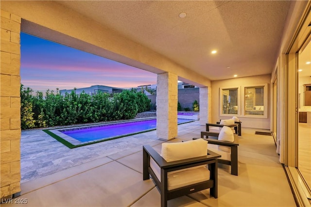 11895 Skyline Arch Ct, Las Vegas, NV 89138 - view of pool with a patio area