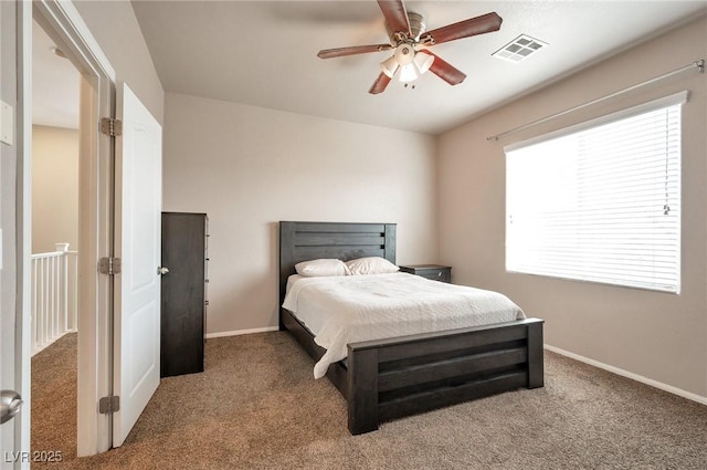 8152 Satin Carnation Ln, Las Vegas, NV 89166 - carpeted bedroom featuring baseboards and ceiling fan