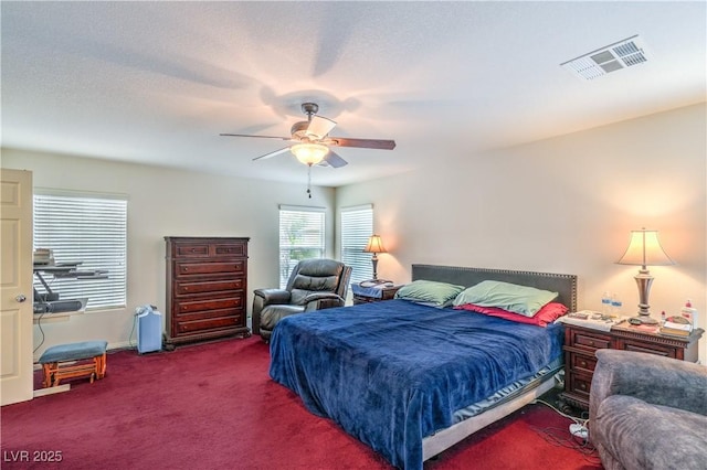 5024 Granite Creek Ct, Las Vegas, NV 89131 - bedroom featuring carpet floors and ceiling fan