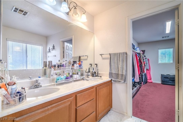 5024 Granite Creek Ct, Las Vegas, NV 89131 - full bathroom with double vanity