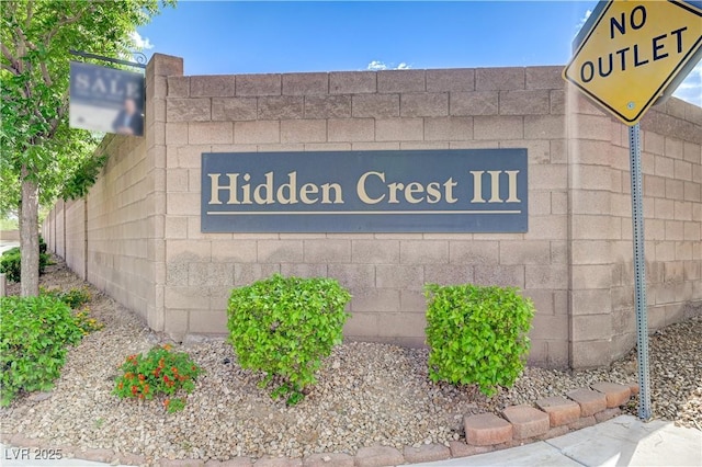 8250 Lincoln Valley St, Las Vegas, NV 89123 - view of community sign