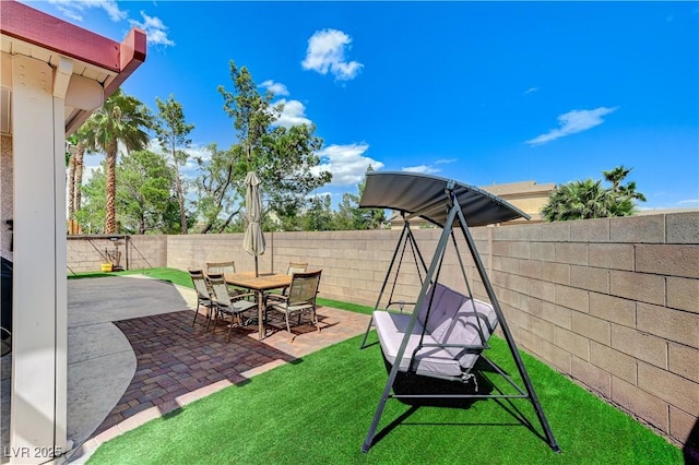 8250 Lincoln Valley St, Las Vegas, NV 89123 - view of yard featuring a patio