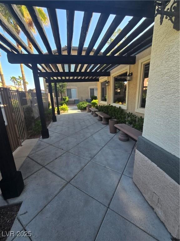 8985 S Durango Dr Unit 1154, Las Vegas, NV 89113 - view of patio / terrace with a pergola