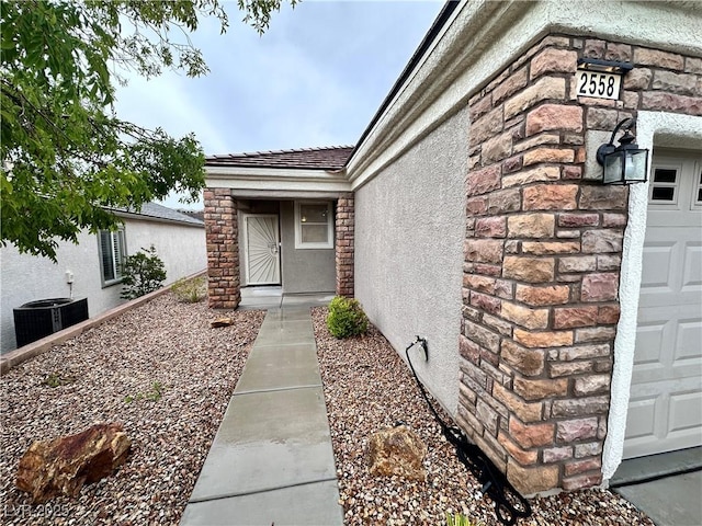 2558 Divine Sky Dr, Henderson, NV 89044 - entrance to property with central AC