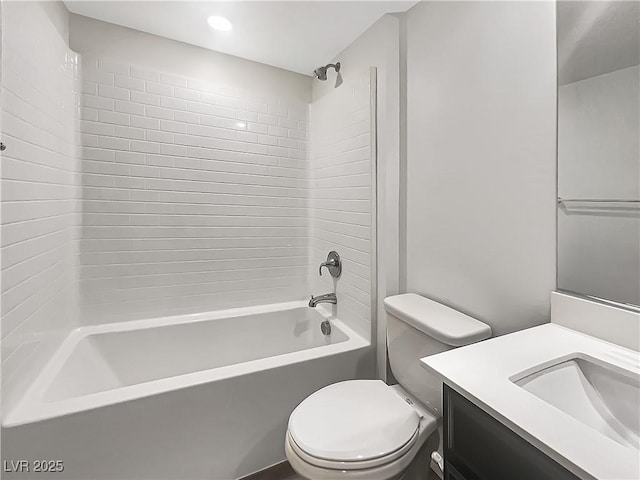 148 Campbelltown Ave, Henderson, NV 89015 - full bath featuring toilet, shower / tub combination, and vanity
