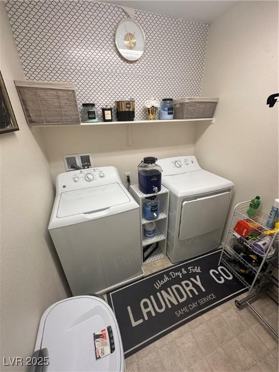 369 Stone Fly Rd, North Las Vegas, NV 89032 - laundry area featuring separate washer and dryer