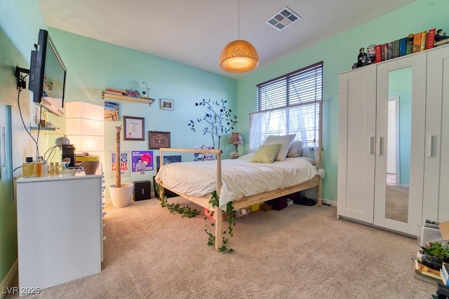 8137 Cape Flattery Ave, Las Vegas, NV 89147 - bedroom with light carpet