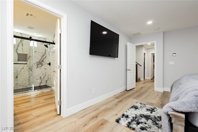 8095 Carpenter Creek Ave, Las Vegas, NV 89113 - living area with wood finished floors, recessed lighting, and baseboards