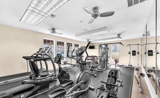 231 W Horizon Ridge Parkway Unit 1228, Henderson, NV 89012 - gym featuring ceiling fan
