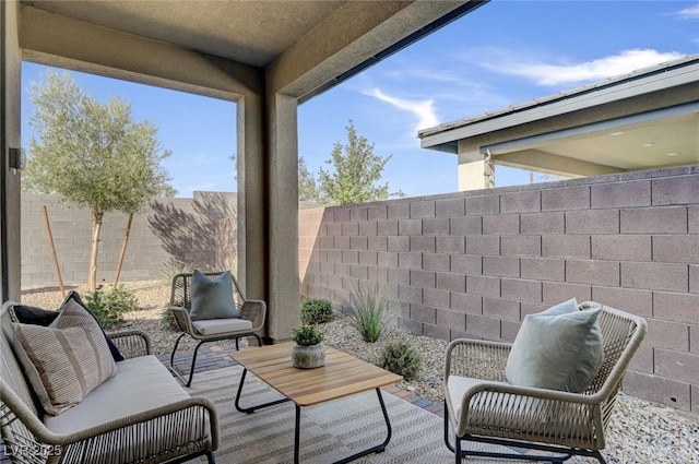 9903 Spinel Pl, Las Vegas, NV 89143 - wooden terrace featuring a fenced backyard and a patio