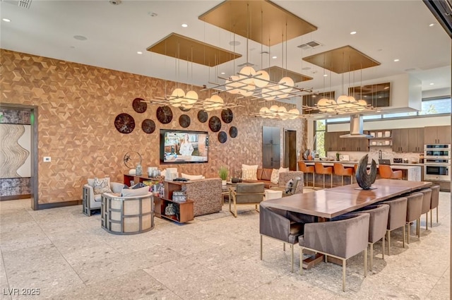9903 Spinel Pl, Las Vegas, NV 89143 - common area featuring wallpapered walls