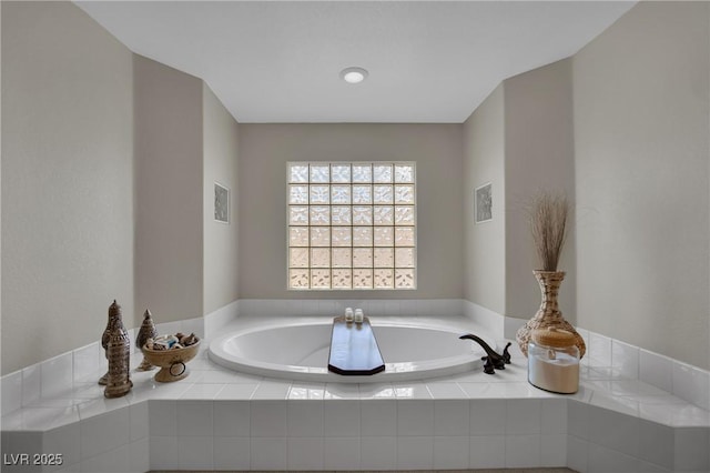 9046 Barium Rock Ave, Las Vegas, NV 89143 - bathroom featuring a garden tub