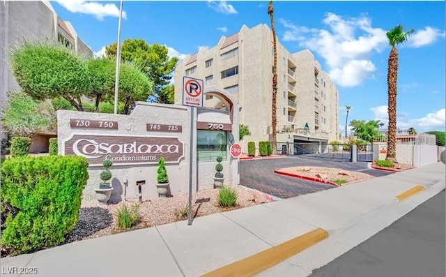 745 N Royal Crest Cir Unit 141, Las Vegas, NV 89169 - community / neighborhood sign with a gate and fence