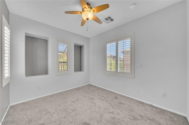 2432 Granada Bluff Ct, Las Vegas, NV 89135 - carpeted empty room with healthy amount of natural light, ceiling fan, baseboards, and a smoke detector