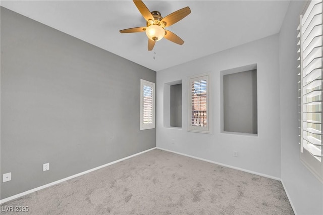 2432 Granada Bluff Ct, Las Vegas, NV 89135 - carpeted spare room featuring ceiling fan and baseboards