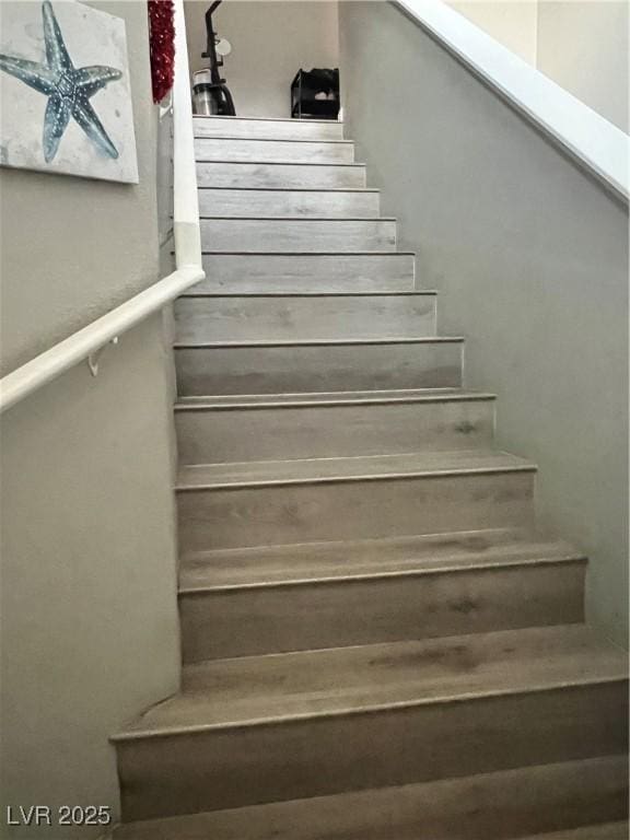 view of stairway