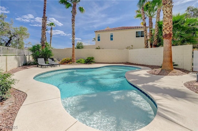 4 Tarryall Ter, Henderson, NV 89074 - view of swimming pool with a fenced backyard and a patio