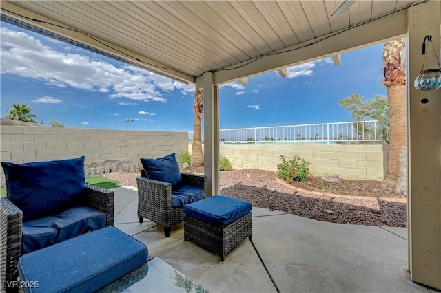 4 Tarryall Ter, Henderson, NV 89074 - fenced backyard with a patio