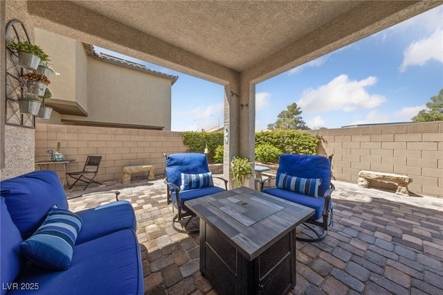 3854 Stadium Ave, Las Vegas, NV 89120 - view of patio / terrace featuring a fenced backyard
