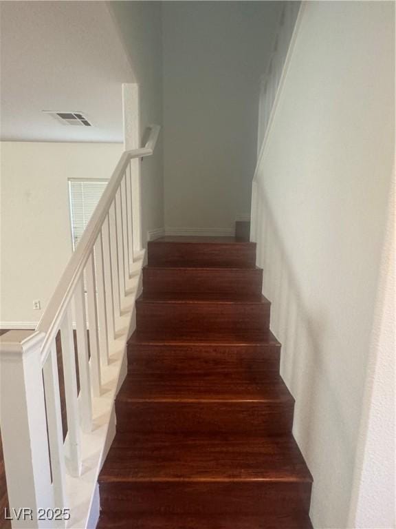 view of stairway