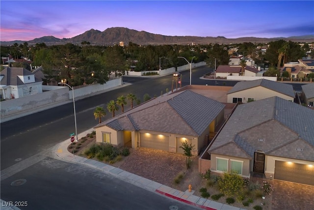3706 Etendre Ct, Las Vegas, NV 89121 - aerial perspective of suburban area featuring mountains