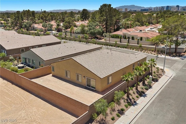 3706 Etendre Ct, Las Vegas, NV 89121 - aerial view of residential area featuring mountains