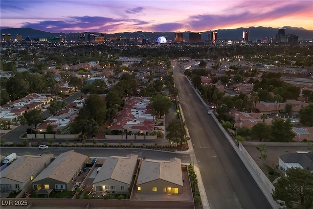 3706 Etendre Ct, Las Vegas, NV 89121 - view of property location featuring nearby urban area and a mountainous background