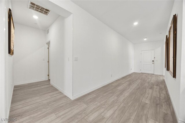 3706 Etendre Ct, Las Vegas, NV 89121 - hall featuring light wood-style flooring and baseboards