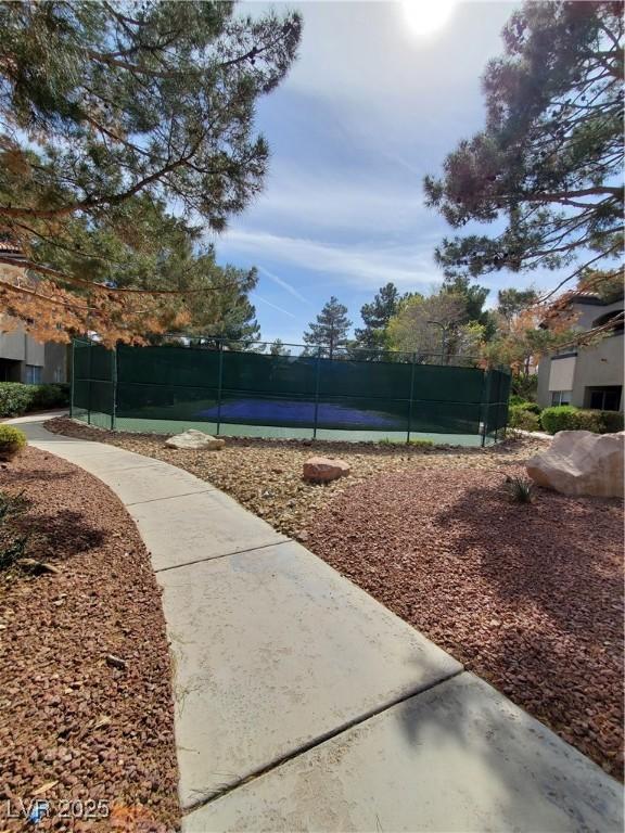 9000 Las Vegas Blvd Unit 1250, Las Vegas, NV 89123 - view of community with a tennis court and fence
