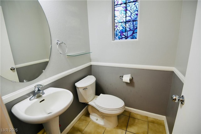 6545 Netherseal Ave, Las Vegas, NV 89139 - bathroom with toilet and tile patterned floors