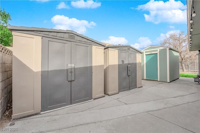 2058 Citroen St, Las Vegas, NV 89142 - view of shed with fence
