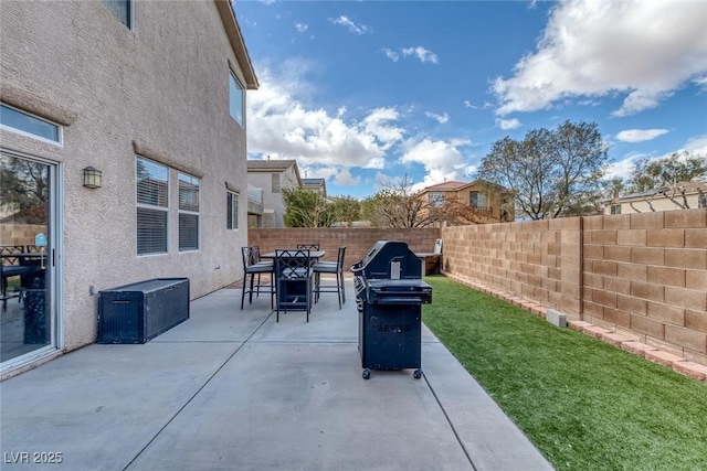 view of patio / terrace with outdoor dining area