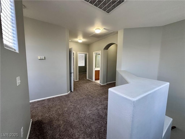 3964 Irvin Ave, Las Vegas, NV 89141 - hall featuring carpet and arched walkways