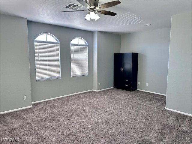 3964 Irvin Ave, Las Vegas, NV 89141 - carpeted empty room featuring a ceiling fan and baseboards