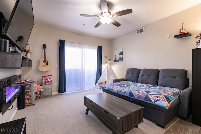 6955 N Durango Dr Unit 2081, Las Vegas, NV 89149 - bedroom with a ceiling fan and carpet