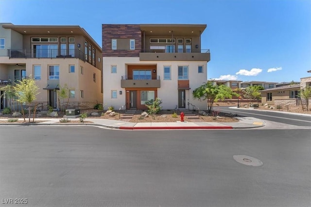 view of front of property with stucco siding