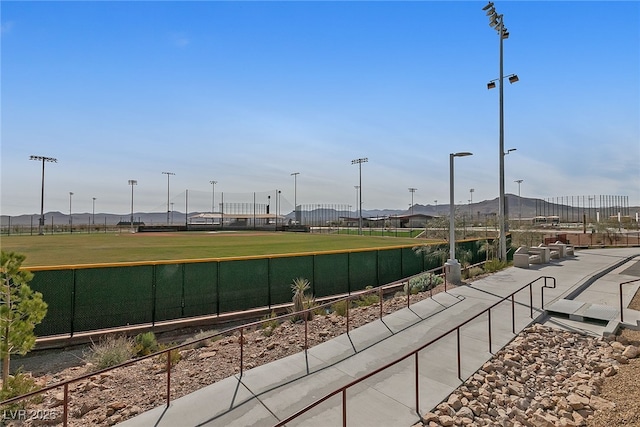 8547 Benidorm Ave, Las Vegas, NV 89178 - view of community with fence and a mountain view